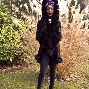 Women’s wearable art ponchos,jackets and shawls.